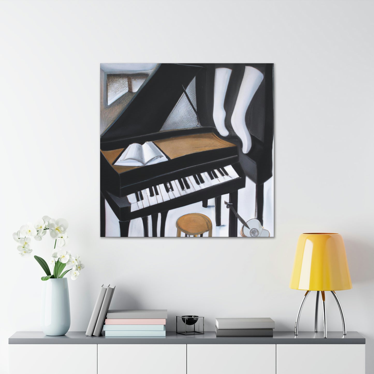 Piano in Dreamland - Canvas