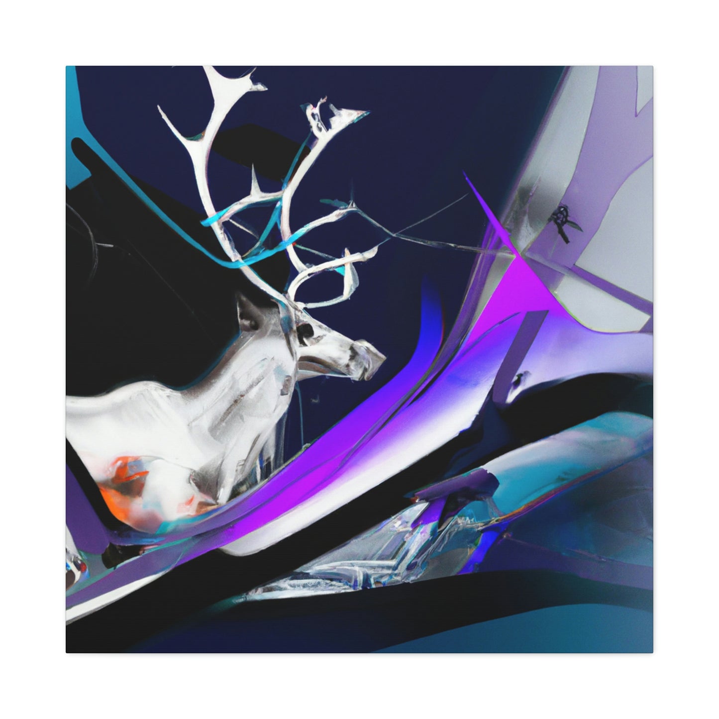 Reindeer in Winterland - Canvas