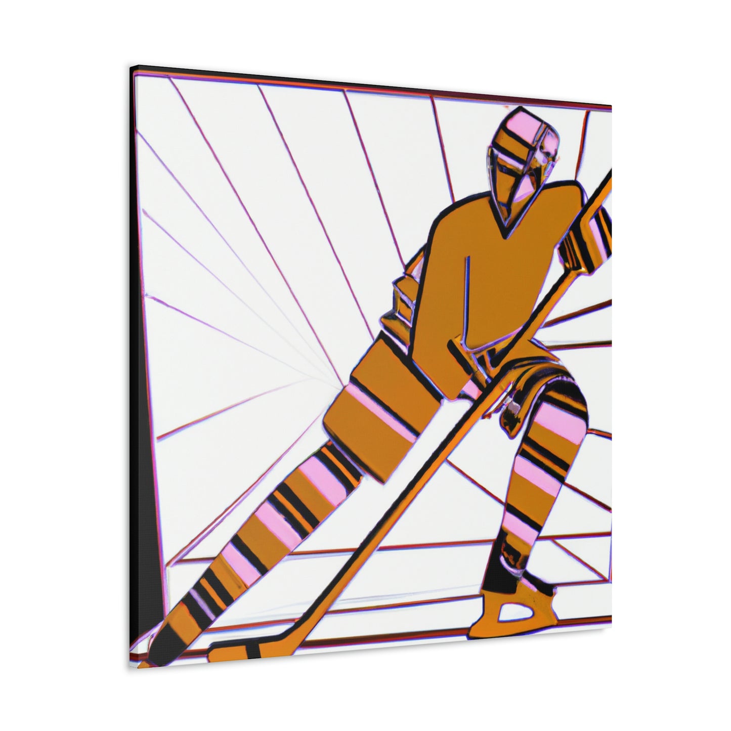 Hockey in Art Deco - Canvas