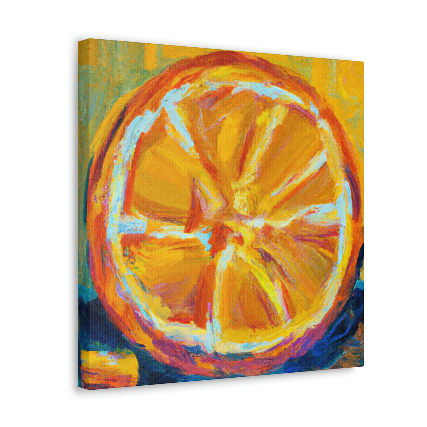 "Orange Glow of Expressionism" - Canvas