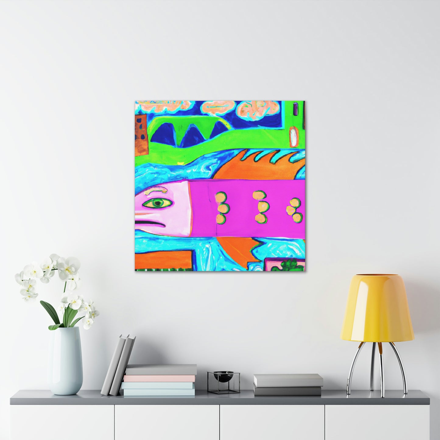 Salmon in Splendor - Canvas