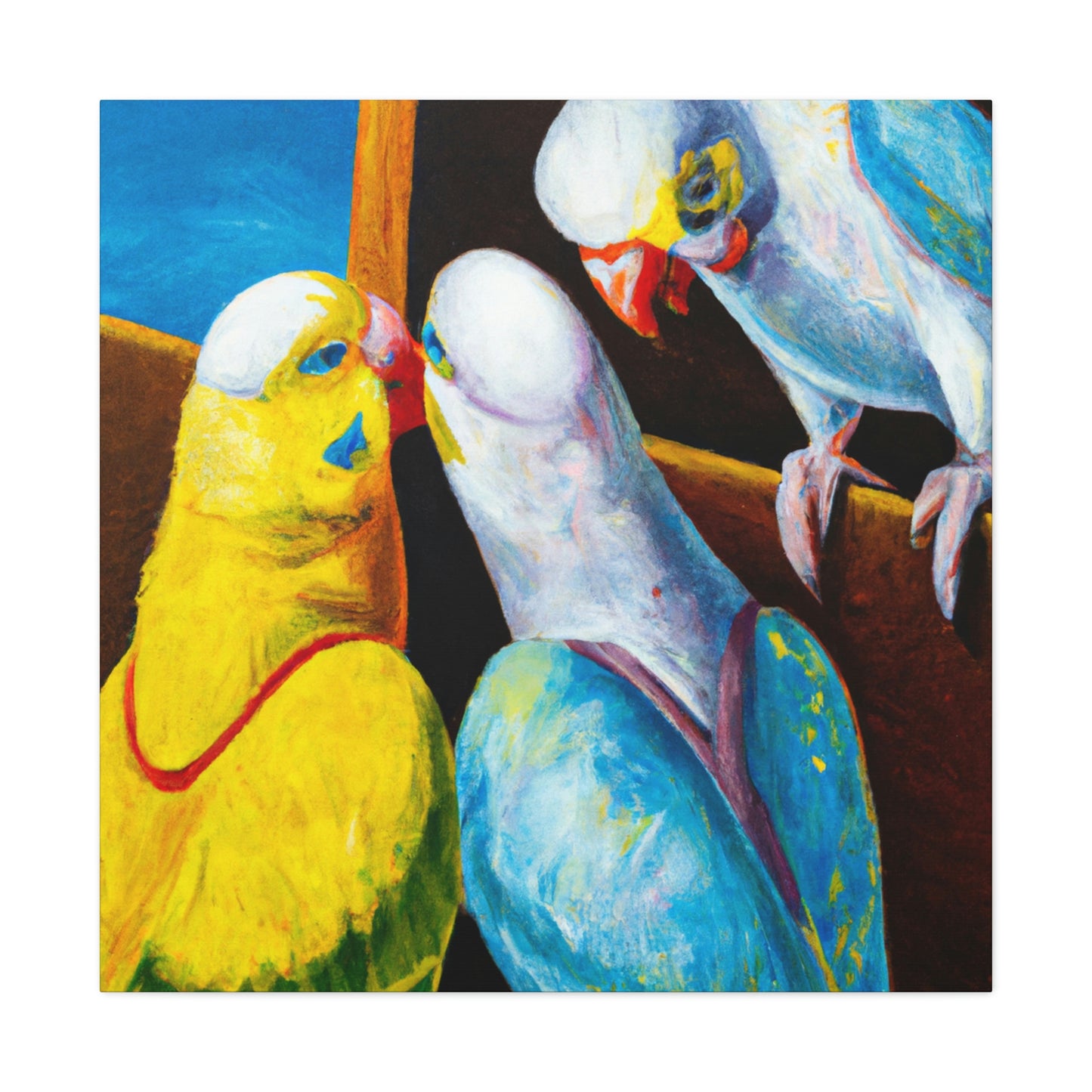 Parakeet Dreamscape - Canvas