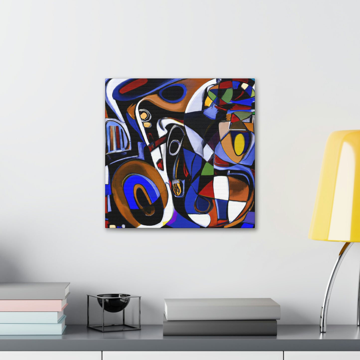 "Saxophone Jazz Improvise" - Canvas