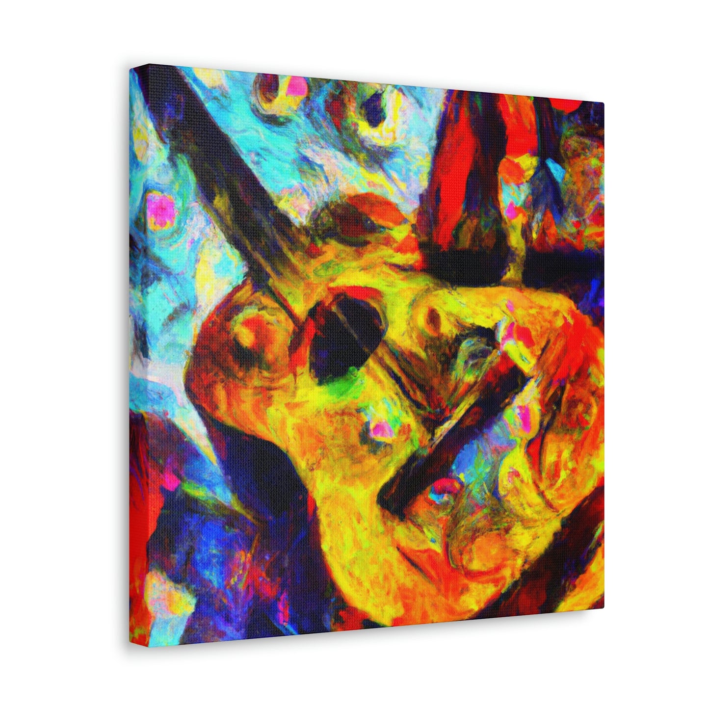 "Guitar Strummed Harmony" - Canvas