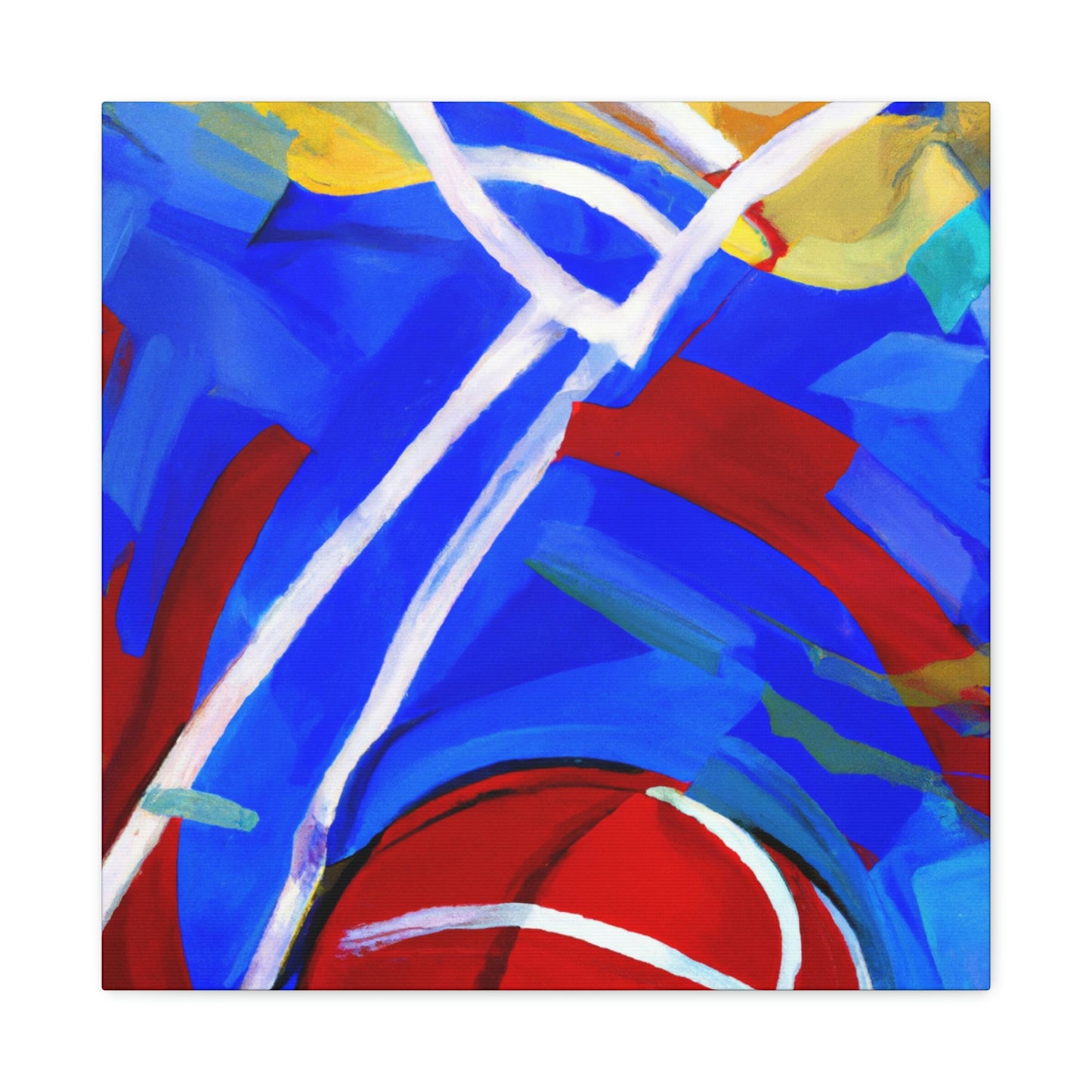 "Basketball: In Color" - Canvas