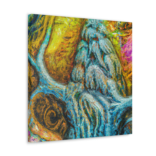 Cypress in Expressionism - Canvas