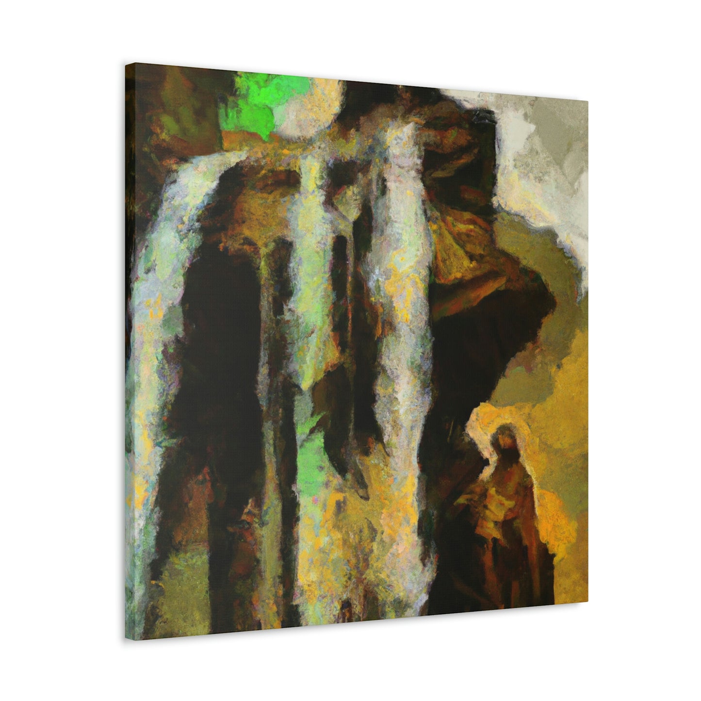 "Waterfall Melodic Mosaic" - Canvas