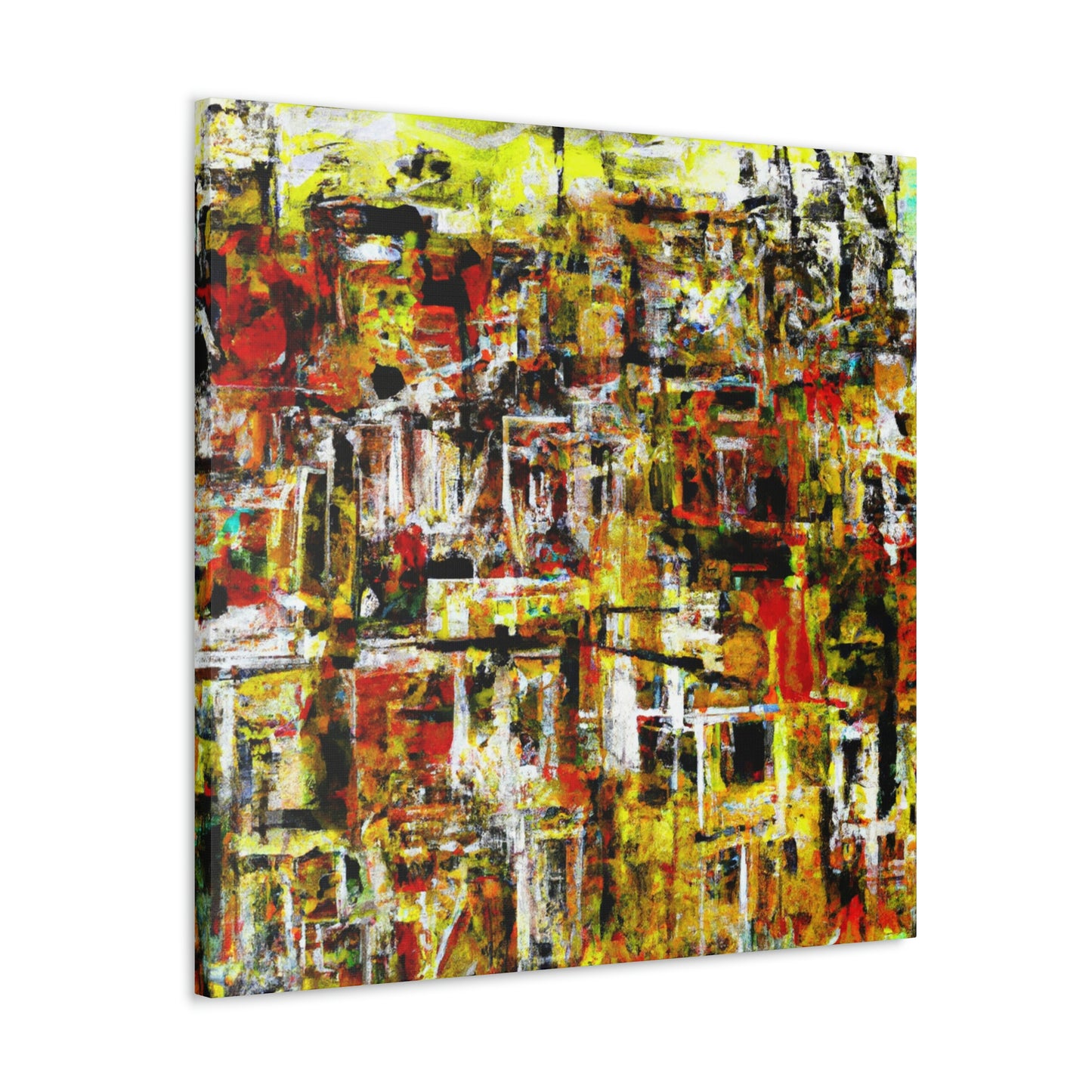 "Colonial Abstract Expressionism" - Canvas