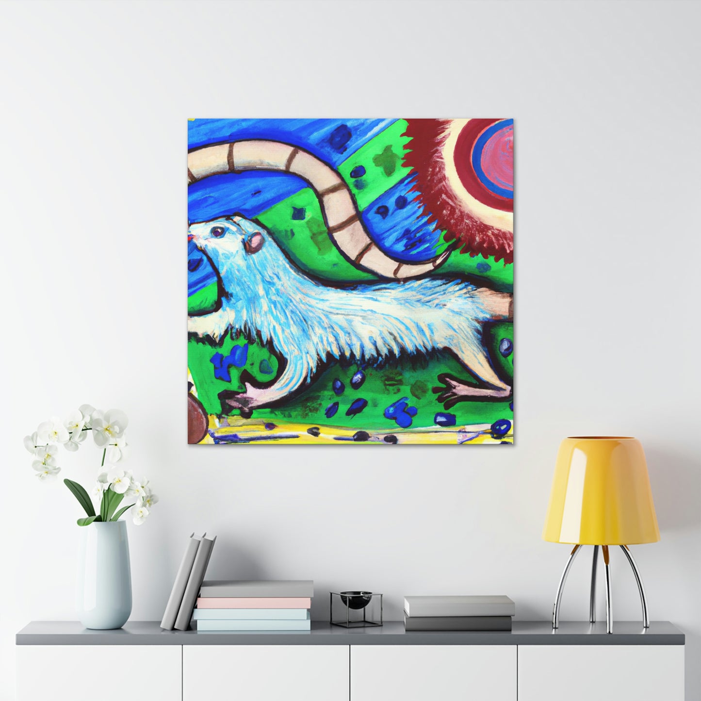 Ferrets in Flight - Canvas