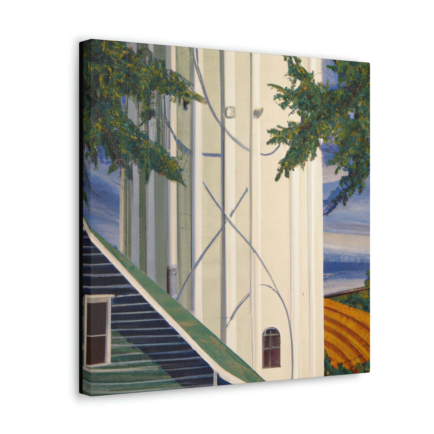 "Silo's Rustic Beauty" - Canvas