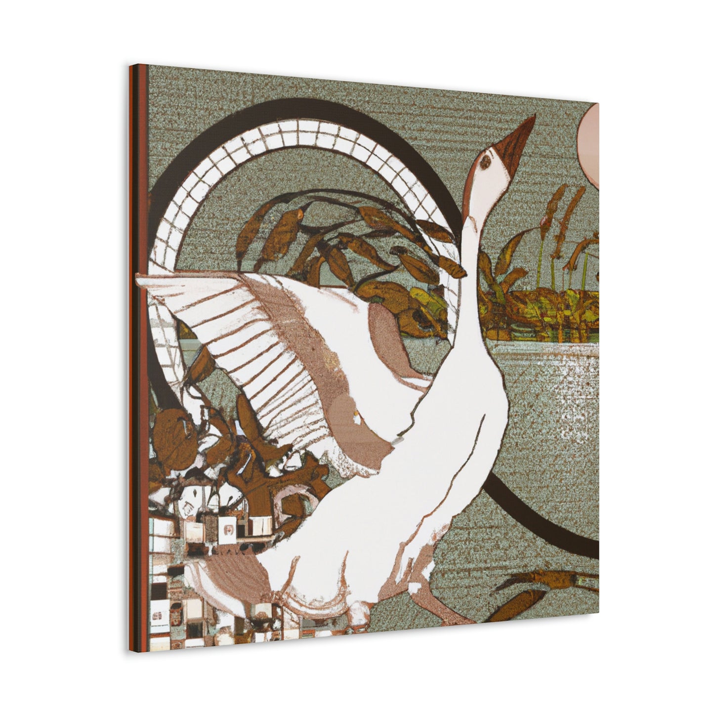 Goose in Art Nouveau - Canvas