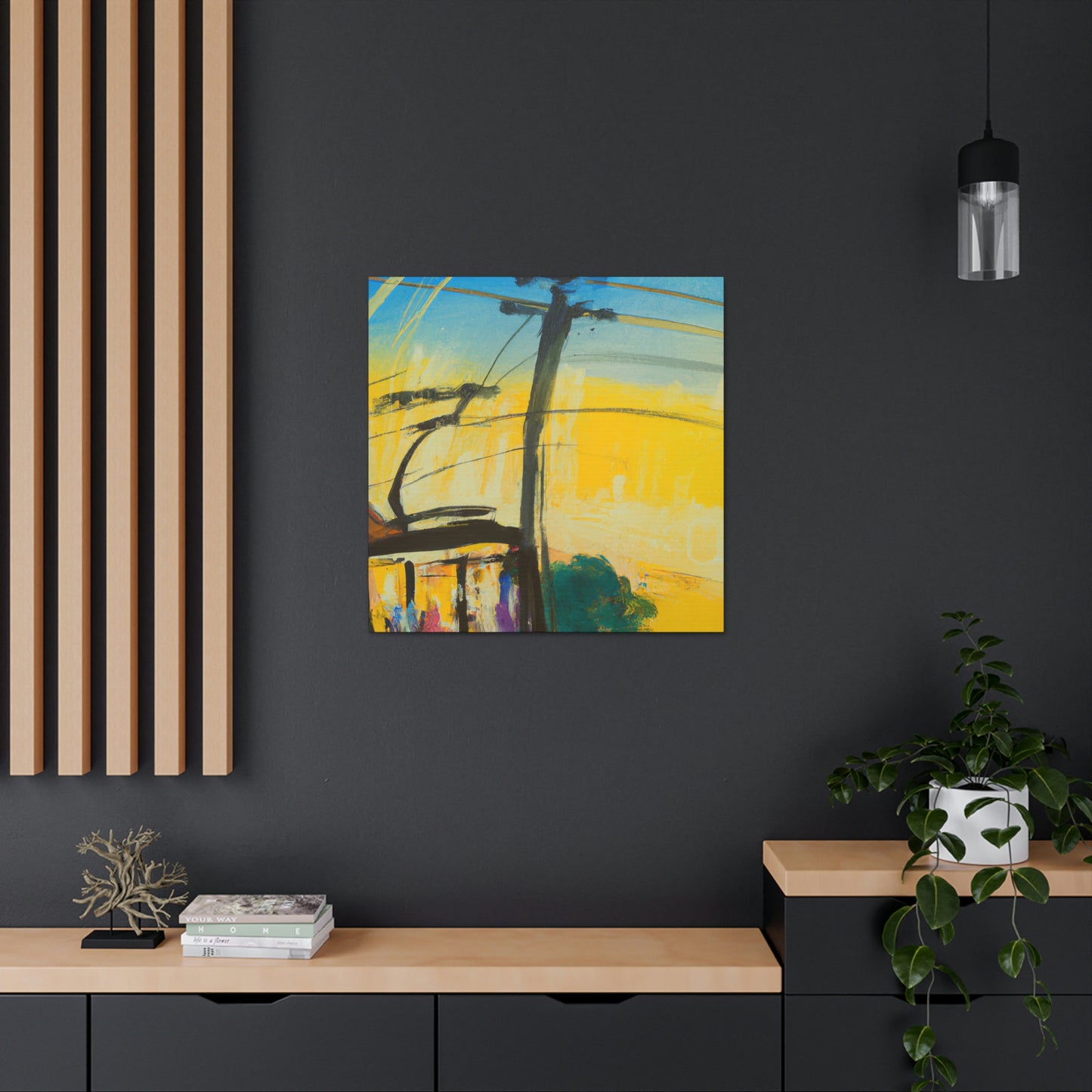 "Cable Car Expressionsim" - Canvas