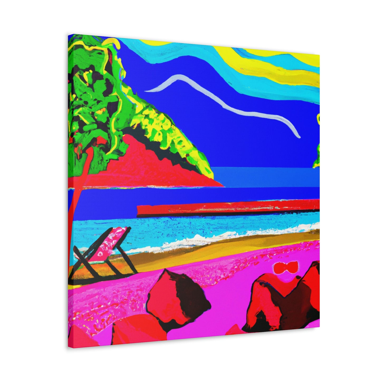 "Fauve Beach Colours" - Canvas