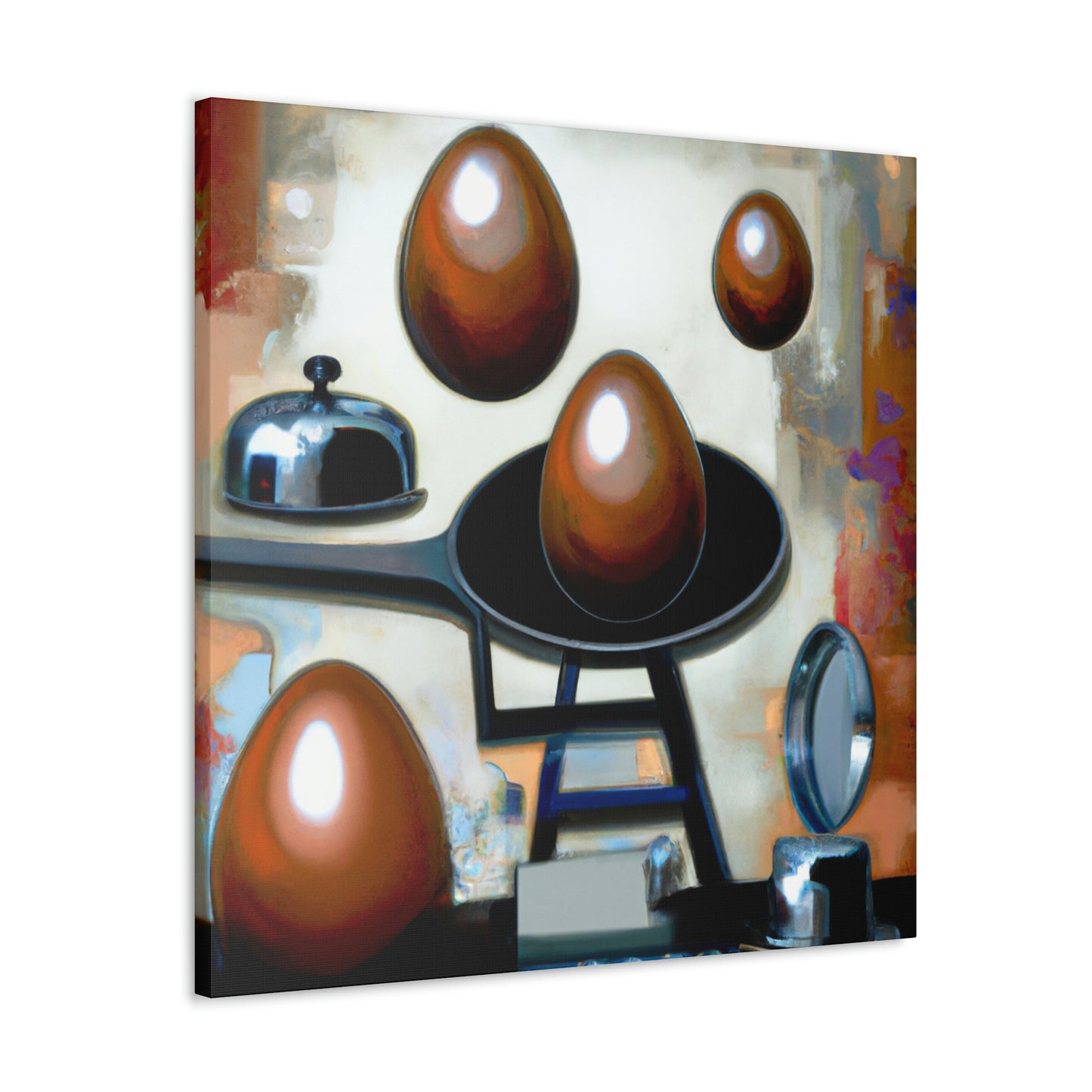 Eggs in Abstraction - Canvas