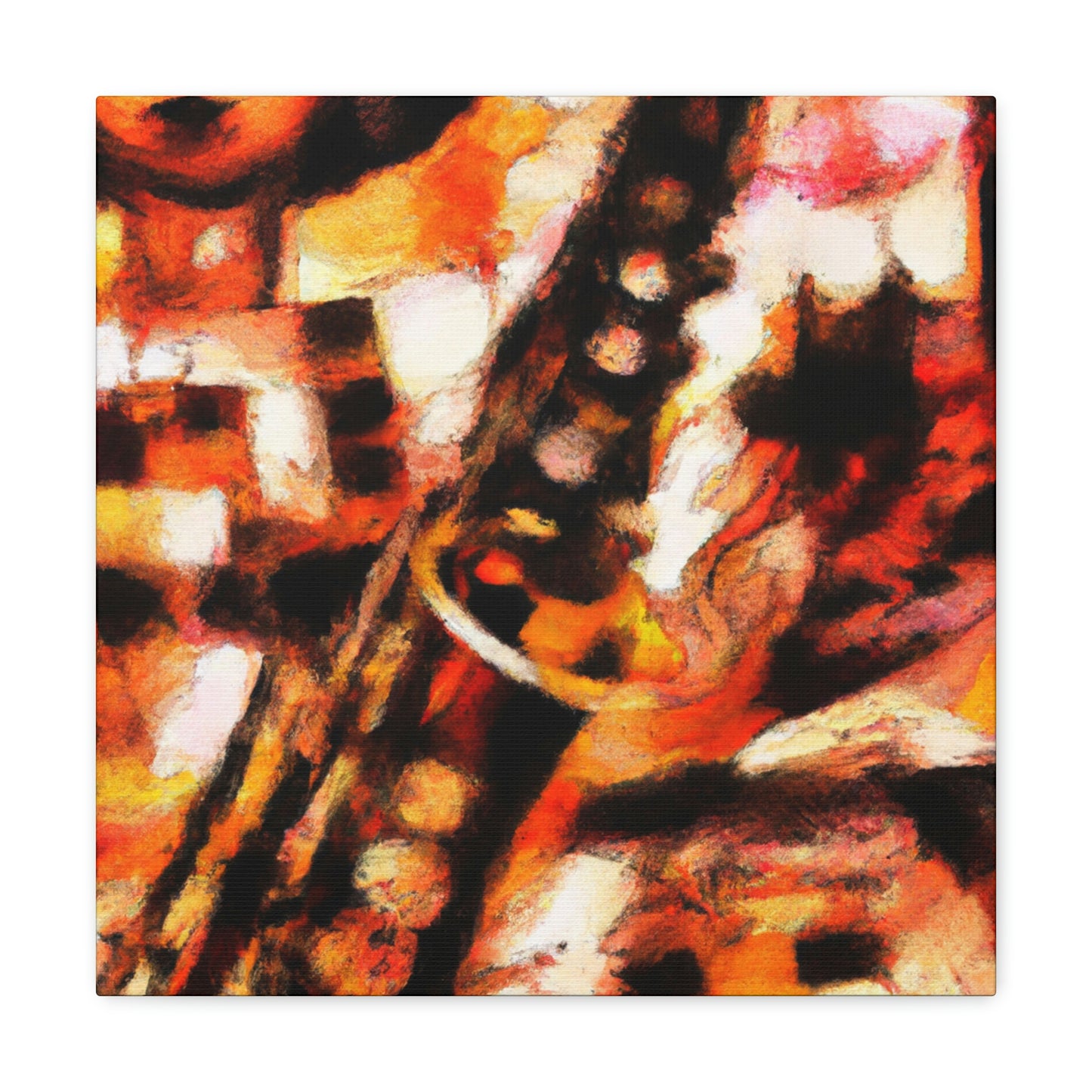 "Clarinet in Expressionism" - Canvas