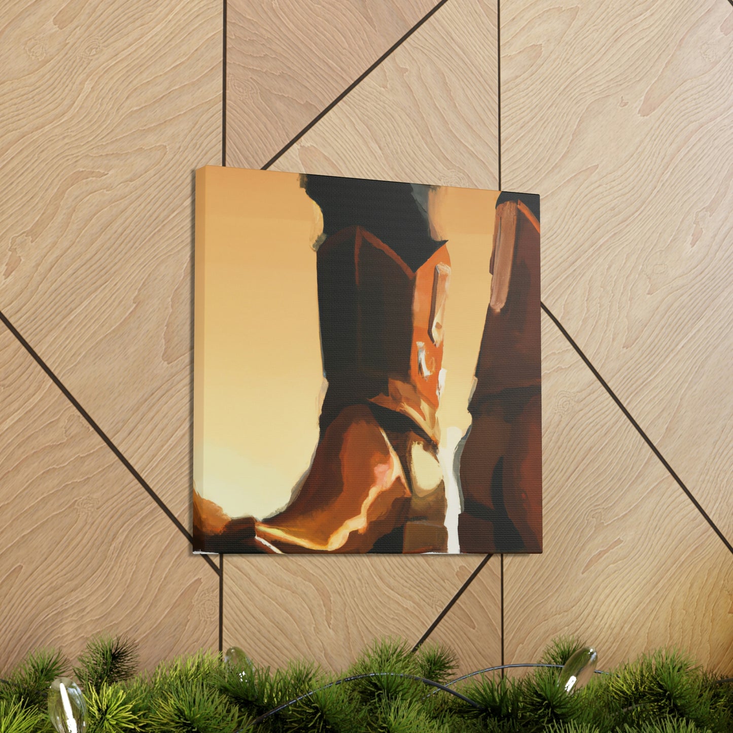 "The Boot: Minimalist" - Canvas