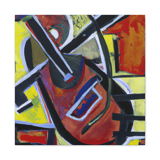 Mandolin in Expressionism - Canvas