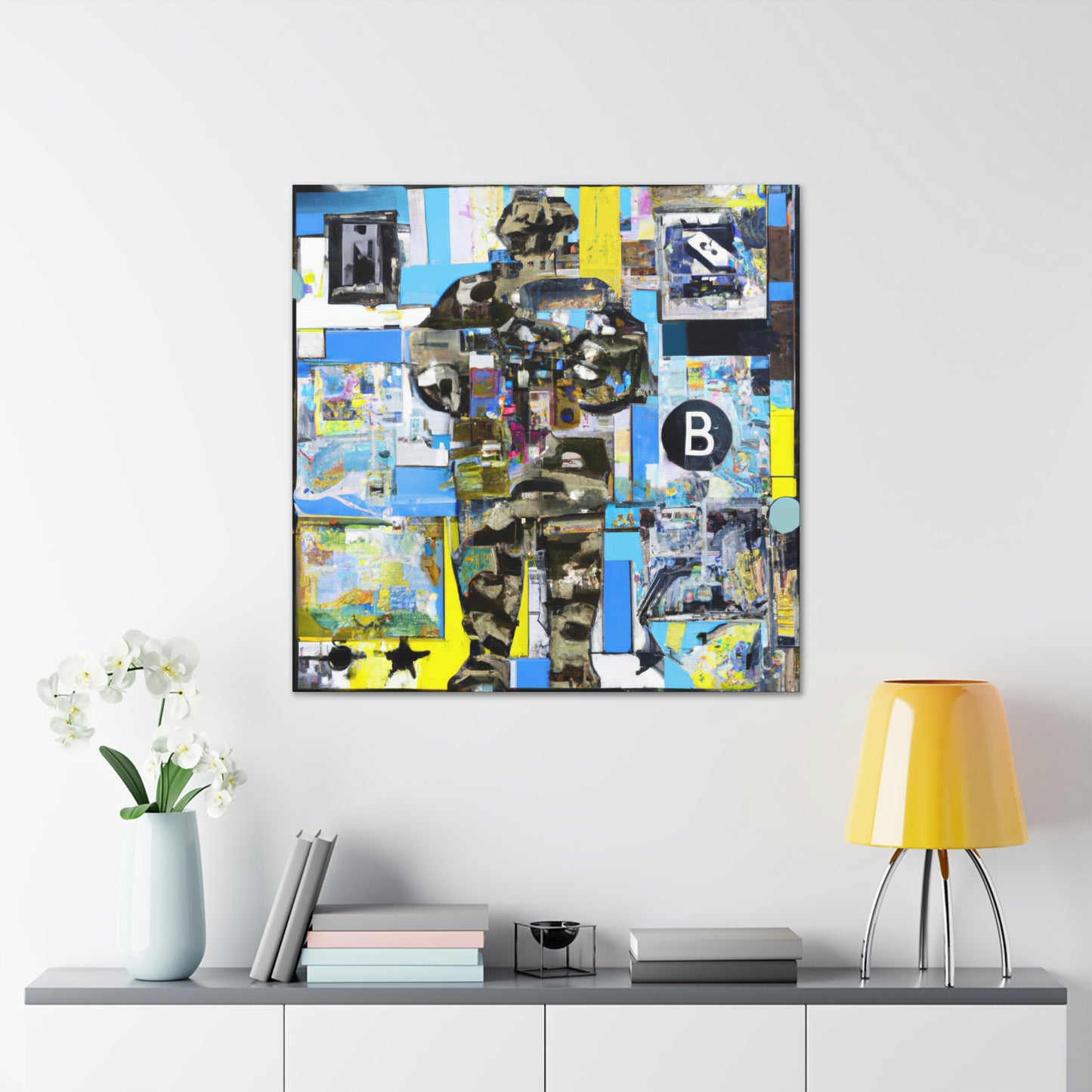 Seabees in Moonlight - Canvas