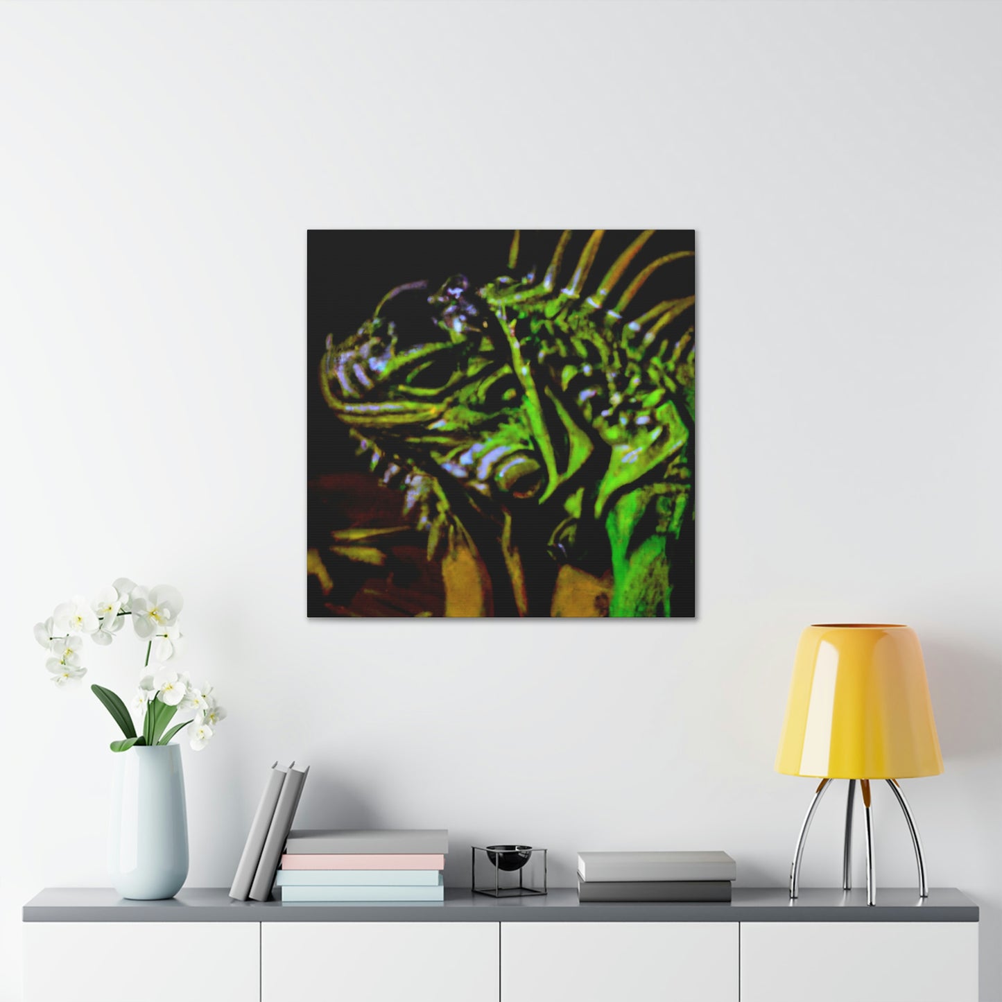 Iguana in Springtime - Canvas