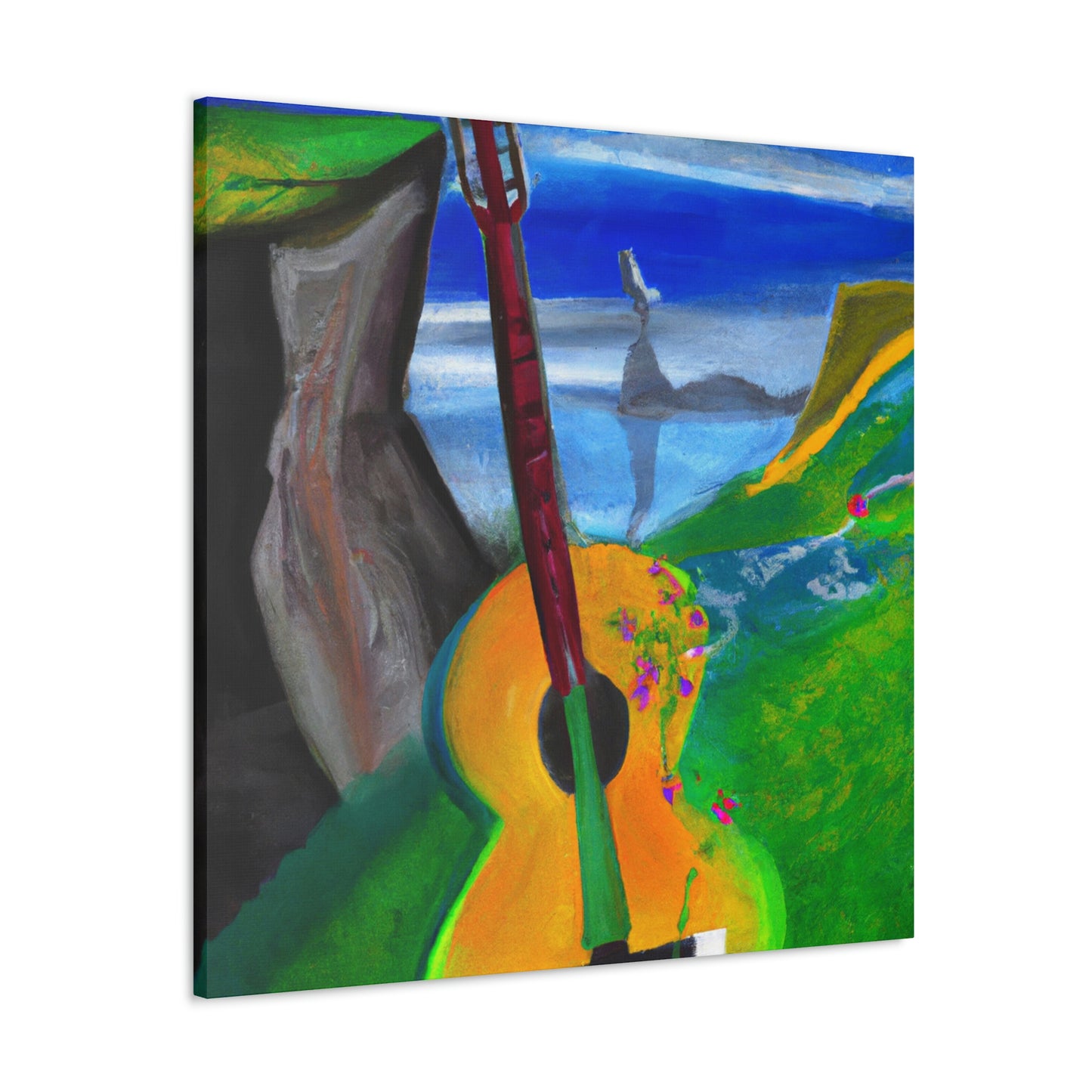 "Guitar Melodic Melody" - Canvas