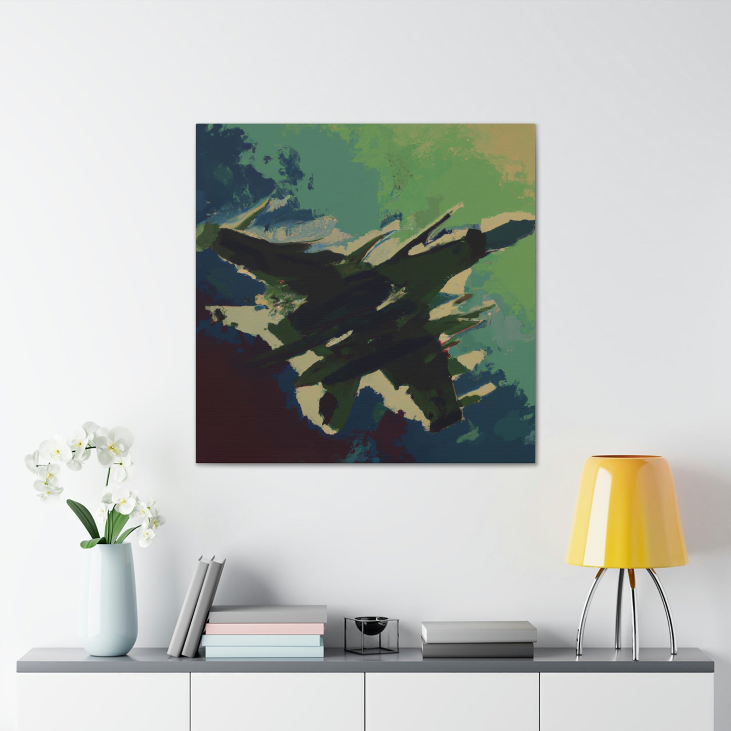 "Wings of Freedom Fighter" - Canvas