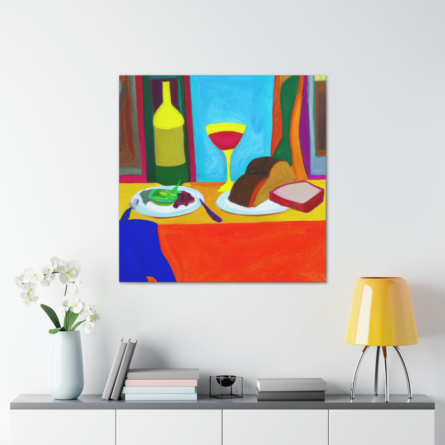 Breaking Bread Together - Canvas