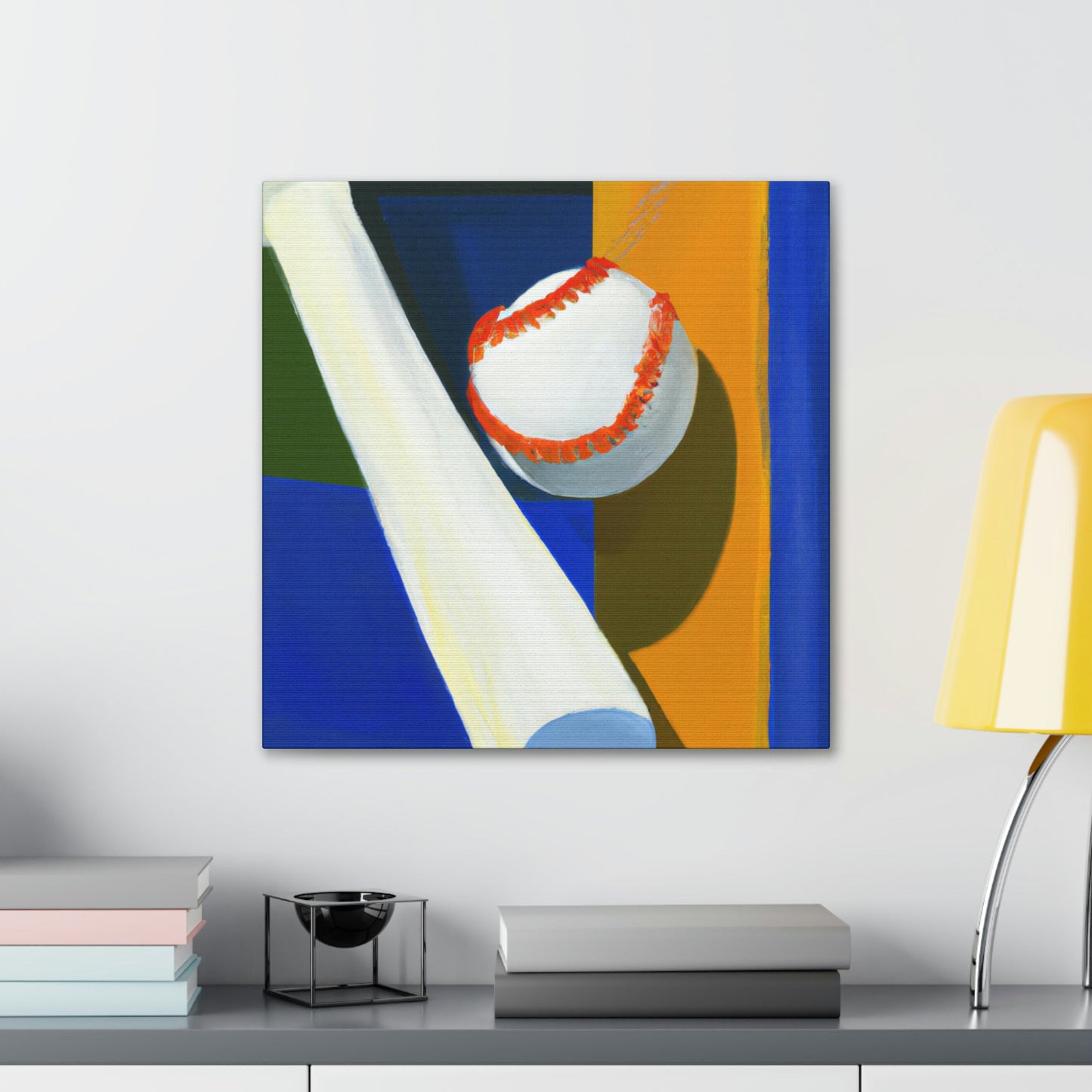 Baseball's Minimalism - Canvas