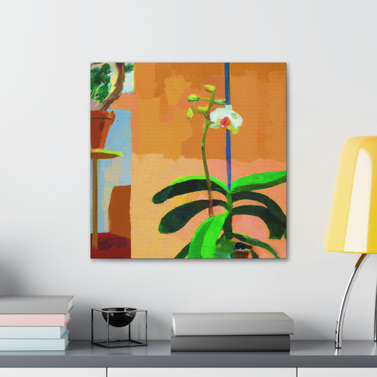 "Orchid in Abstraction" - Canvas