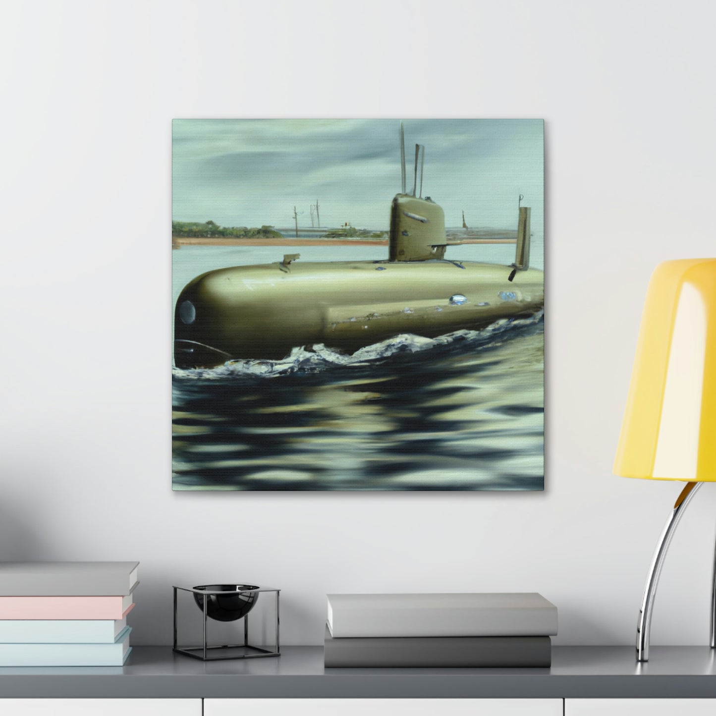 "Depth of Submarine Life" - Canvas