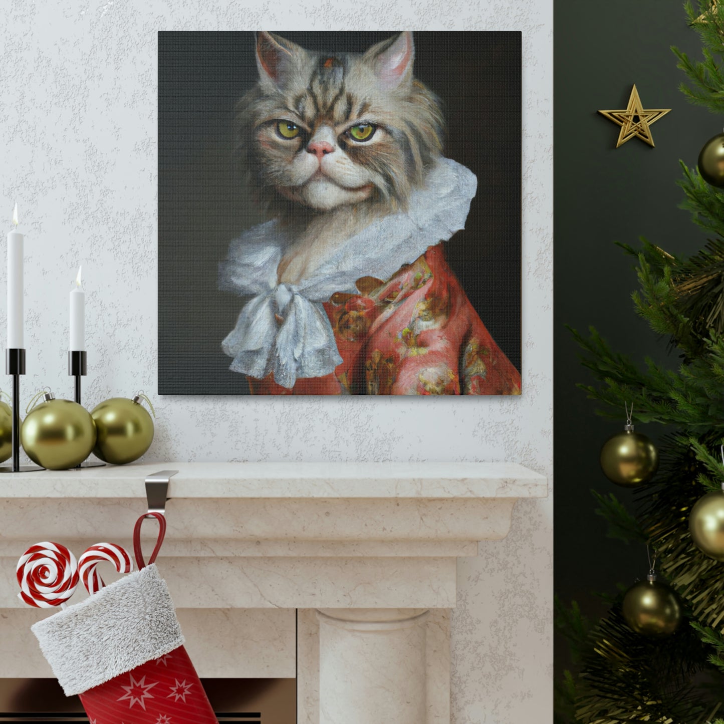 Cats in Baroque - Canvas