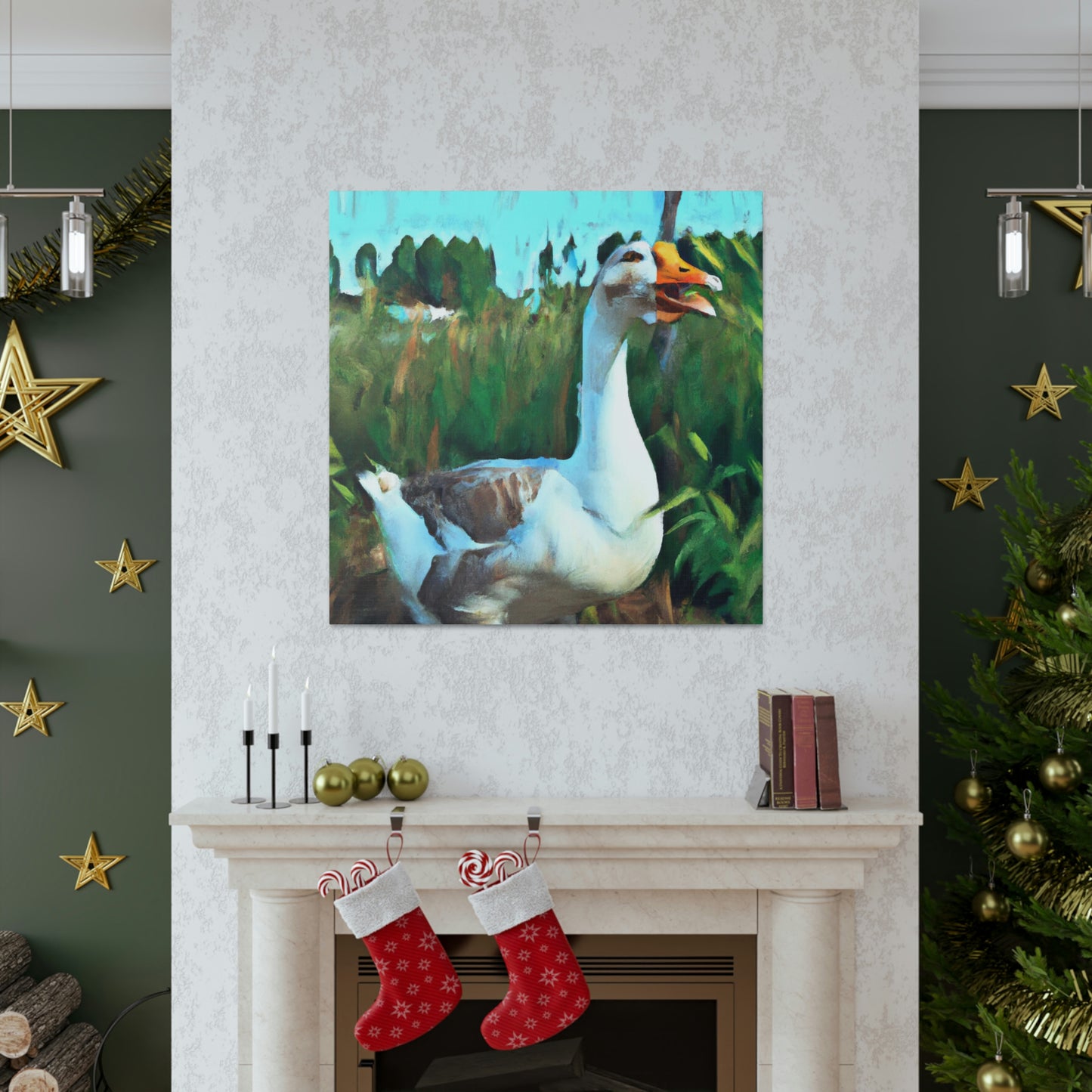 Goose in Flight Dream - Canvas