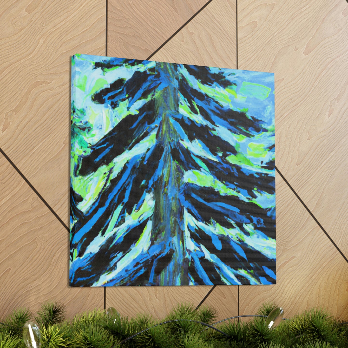 Spruce Tree Splendor - Canvas