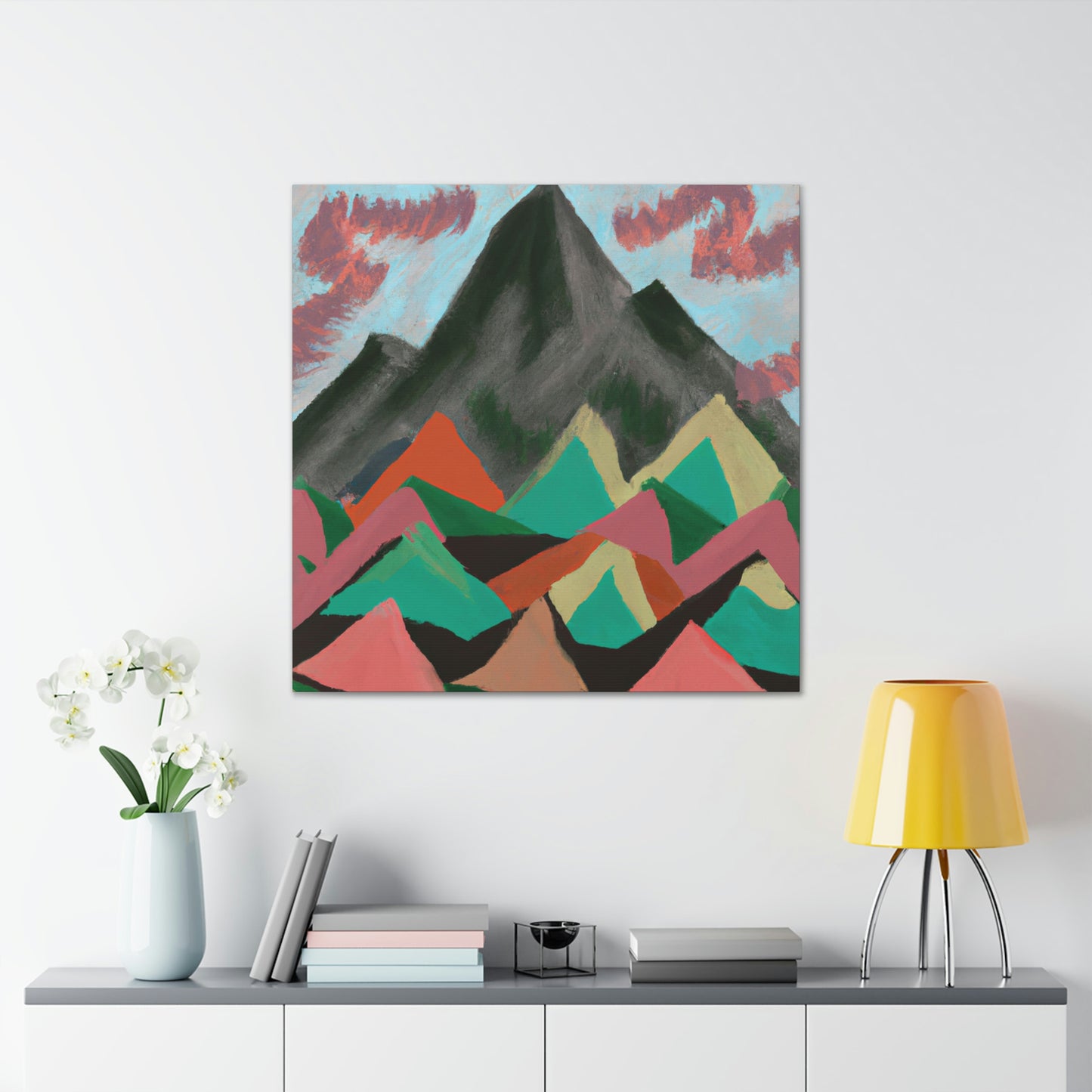 Mountain Majesty Mosaic - Canvas