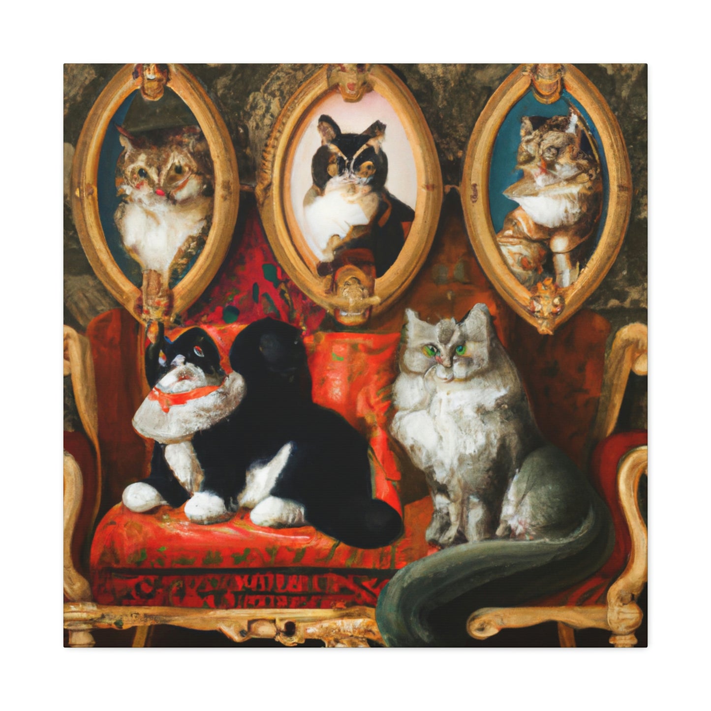 Cats in Splendor - Canvas