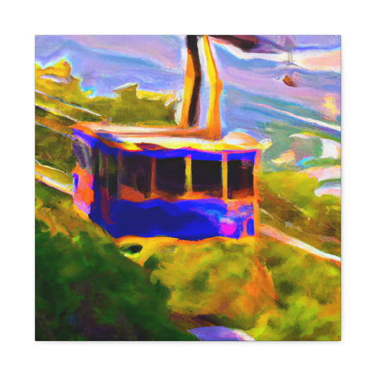 Cable Car Impressionism - Canvas