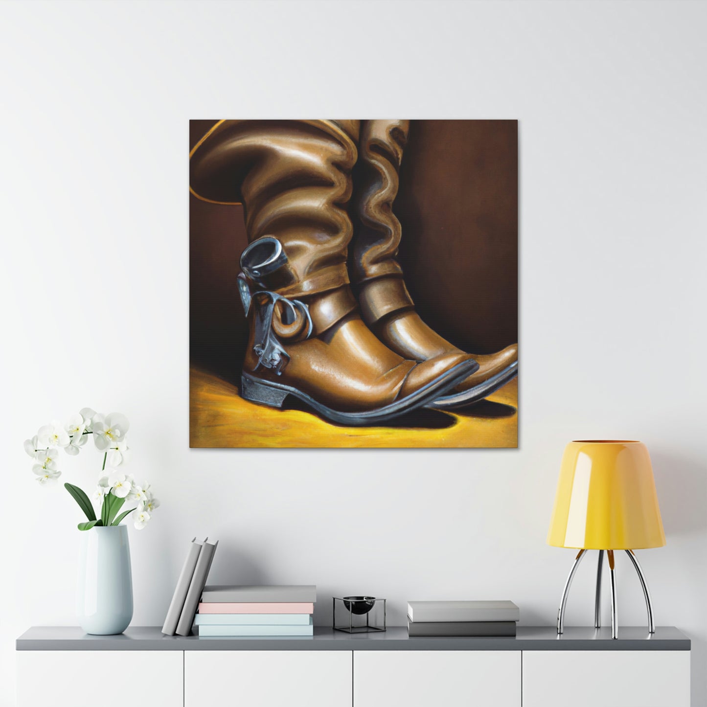 "Boot's Heeled Journey" - Canvas