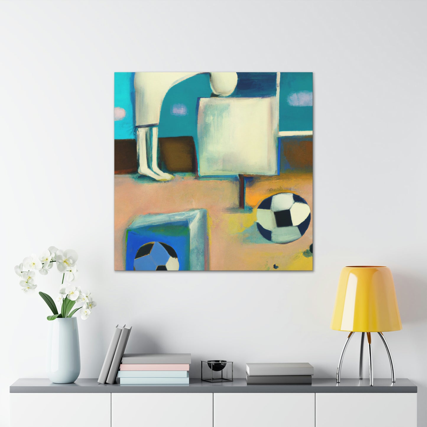 Football in Orbit - Canvas