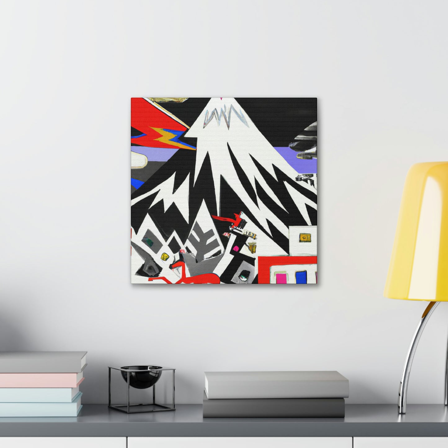 Snowy Mountain Utopia - Canvas