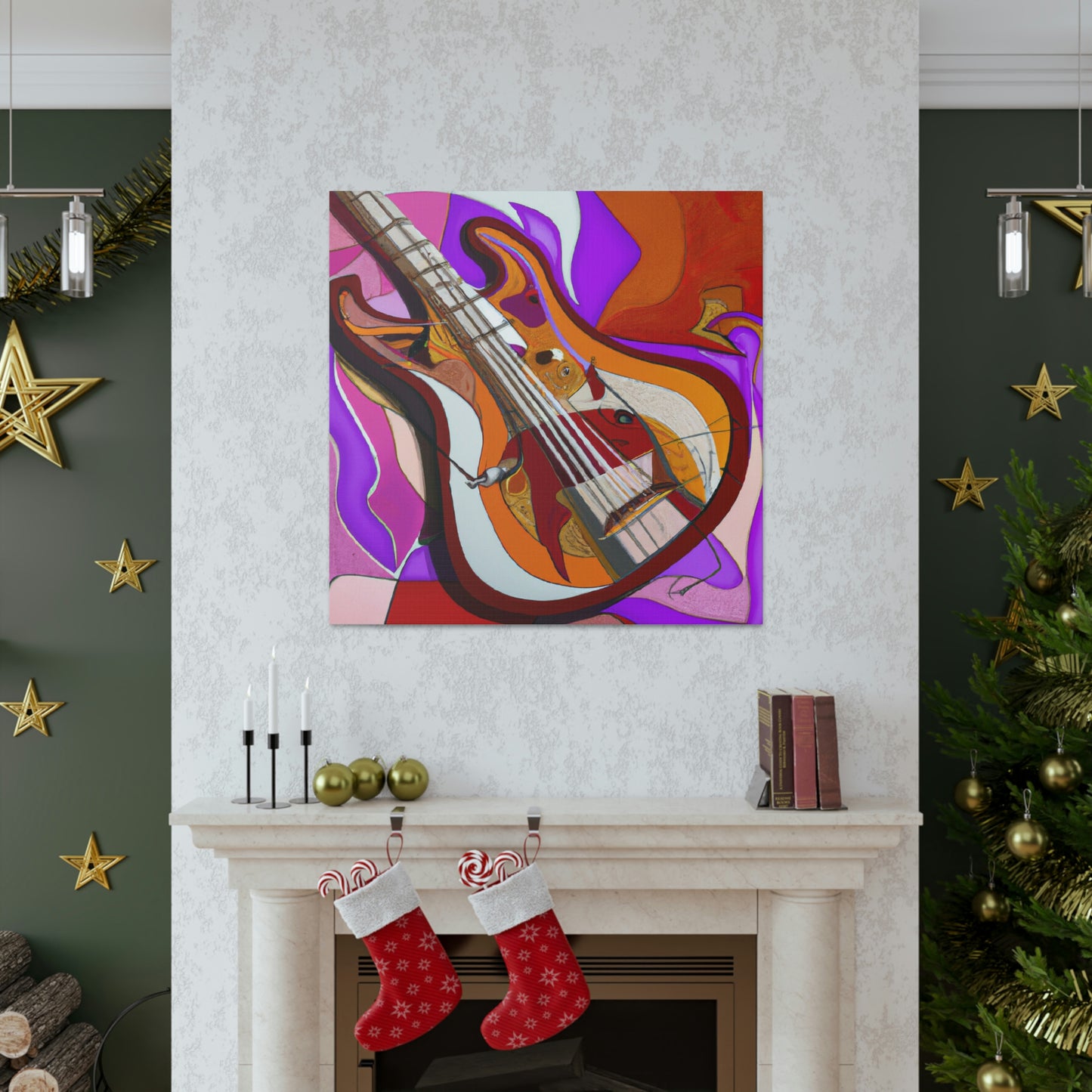 "Guitar Bass Groove". - Canvas