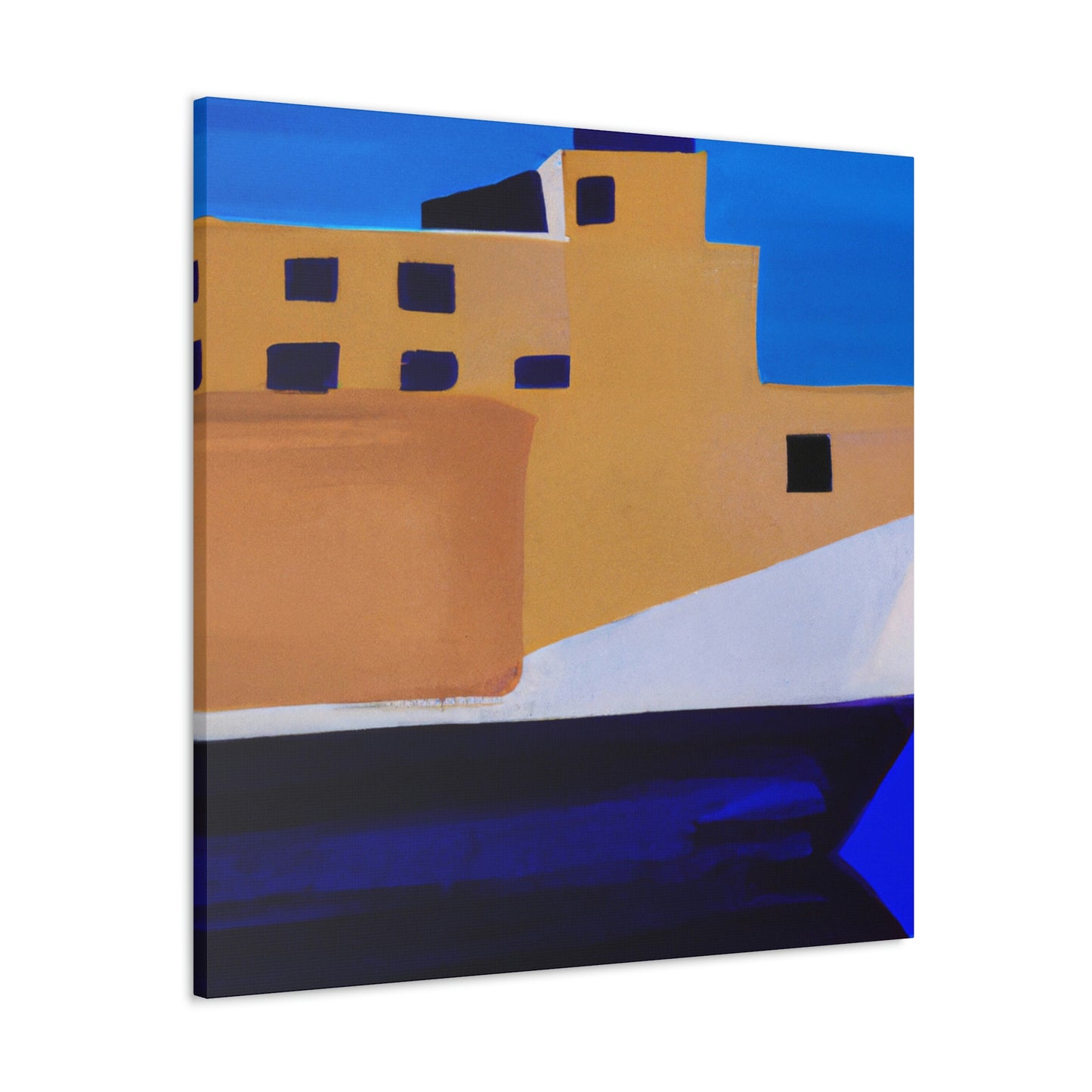 Ferry Minimalism Painting - Canvas