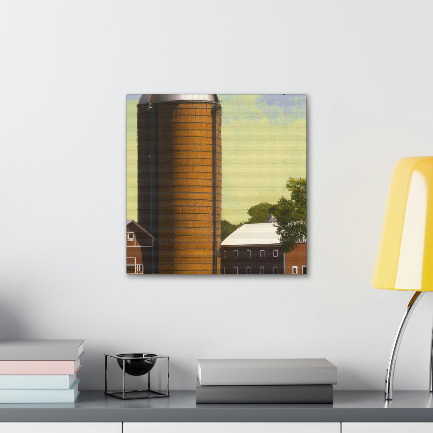 "Silo in the City" - Canvas