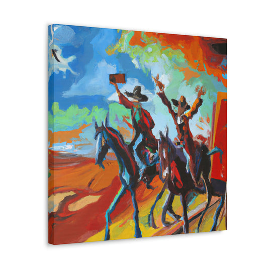 "Chuck Wagons Surrealistically". - Canvas