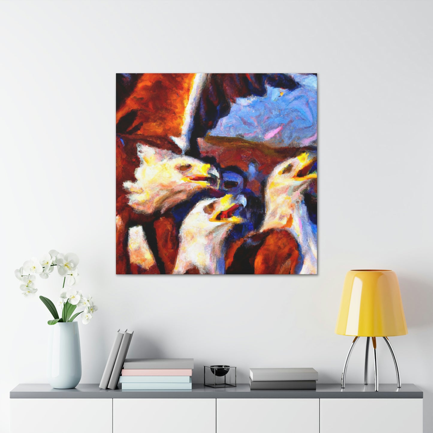 "Majesty of Bald Eagles" - Canvas