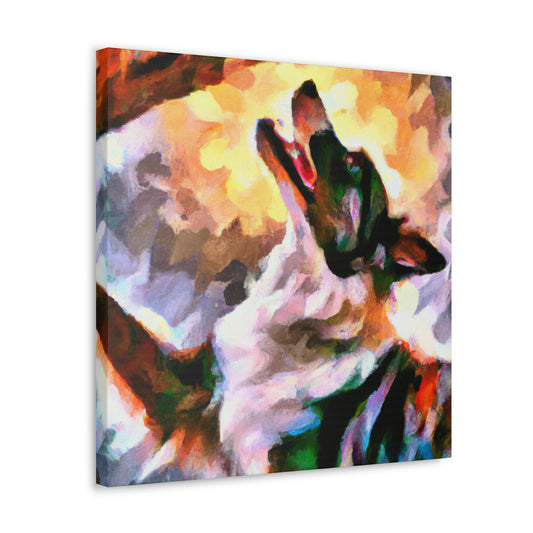 Border Collie Elegance - Canvas