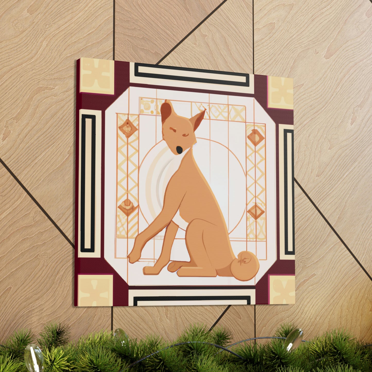 "Dhole's Deco Dreaming" - Canvas