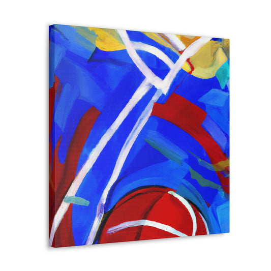 "Basketball: In Color" - Canvas