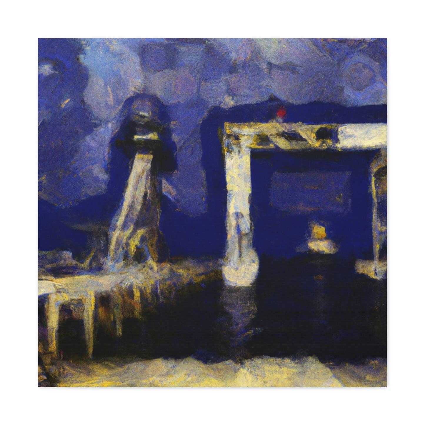 Pier in Expressionism - Canvas