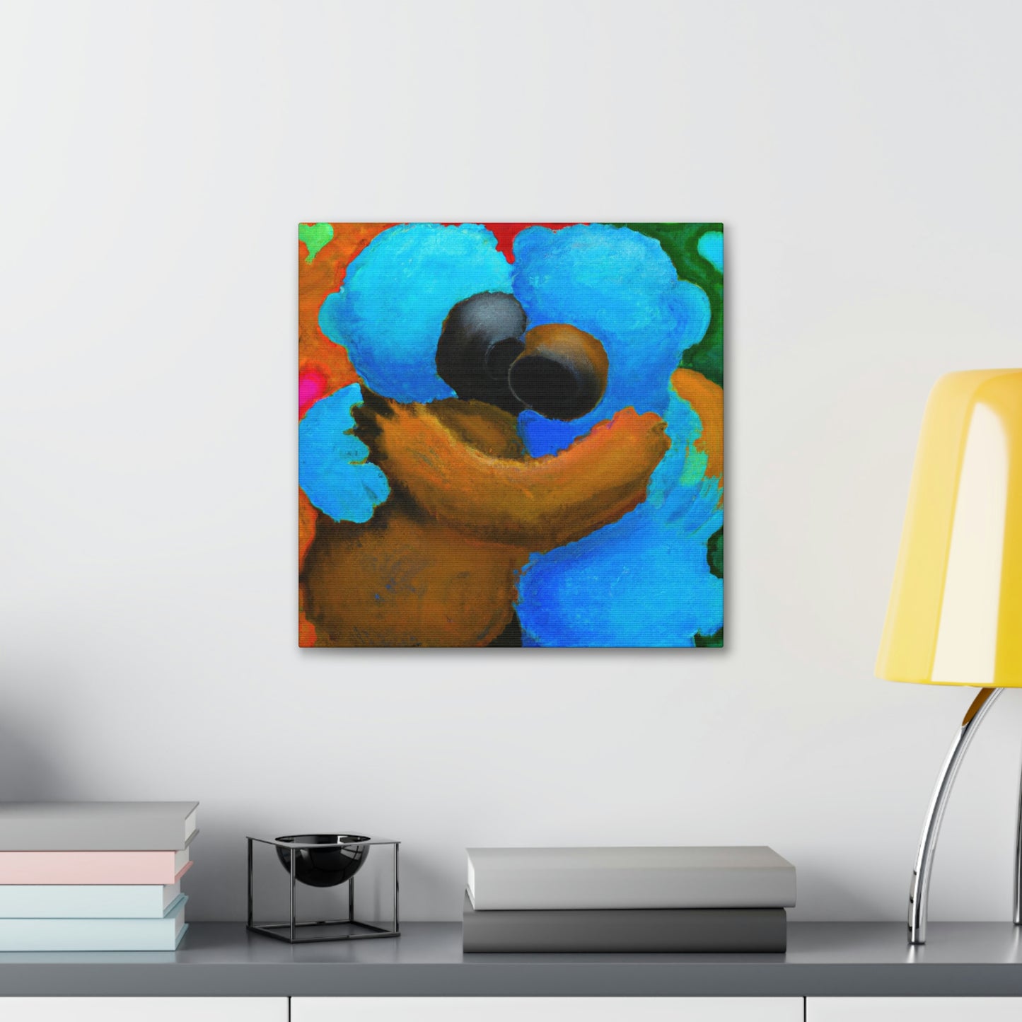 "Love's Embrace Bear Hug" - Canvas