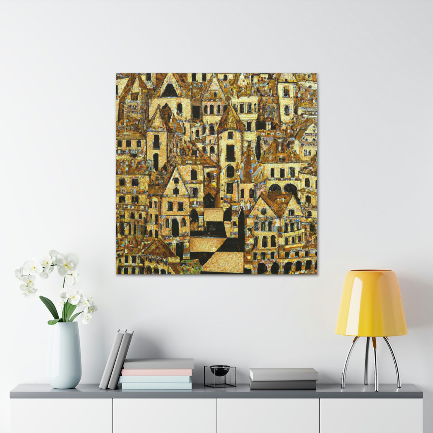 Tudor Garden Splendor - Canvas