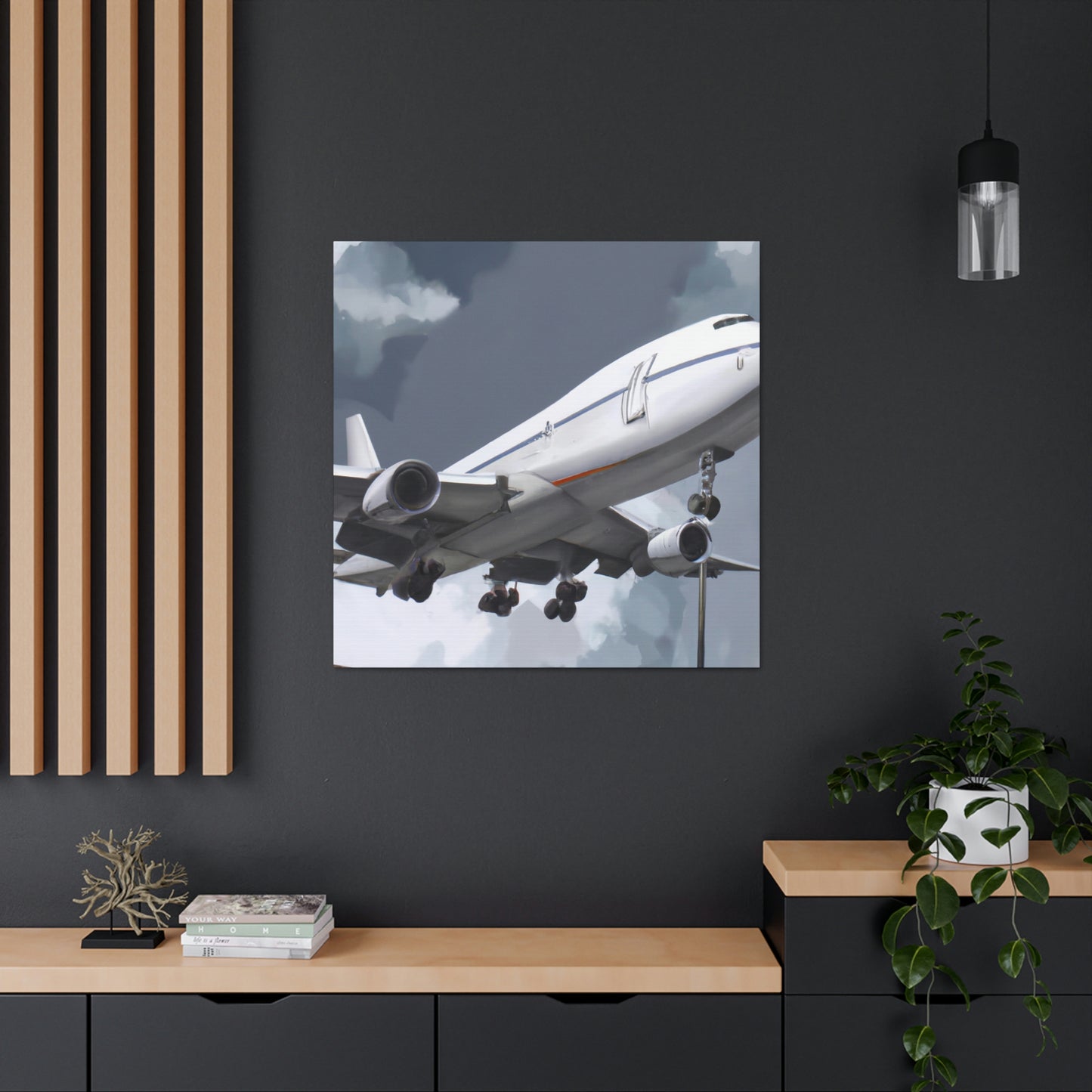 "Flight of the Plane" - Canvas